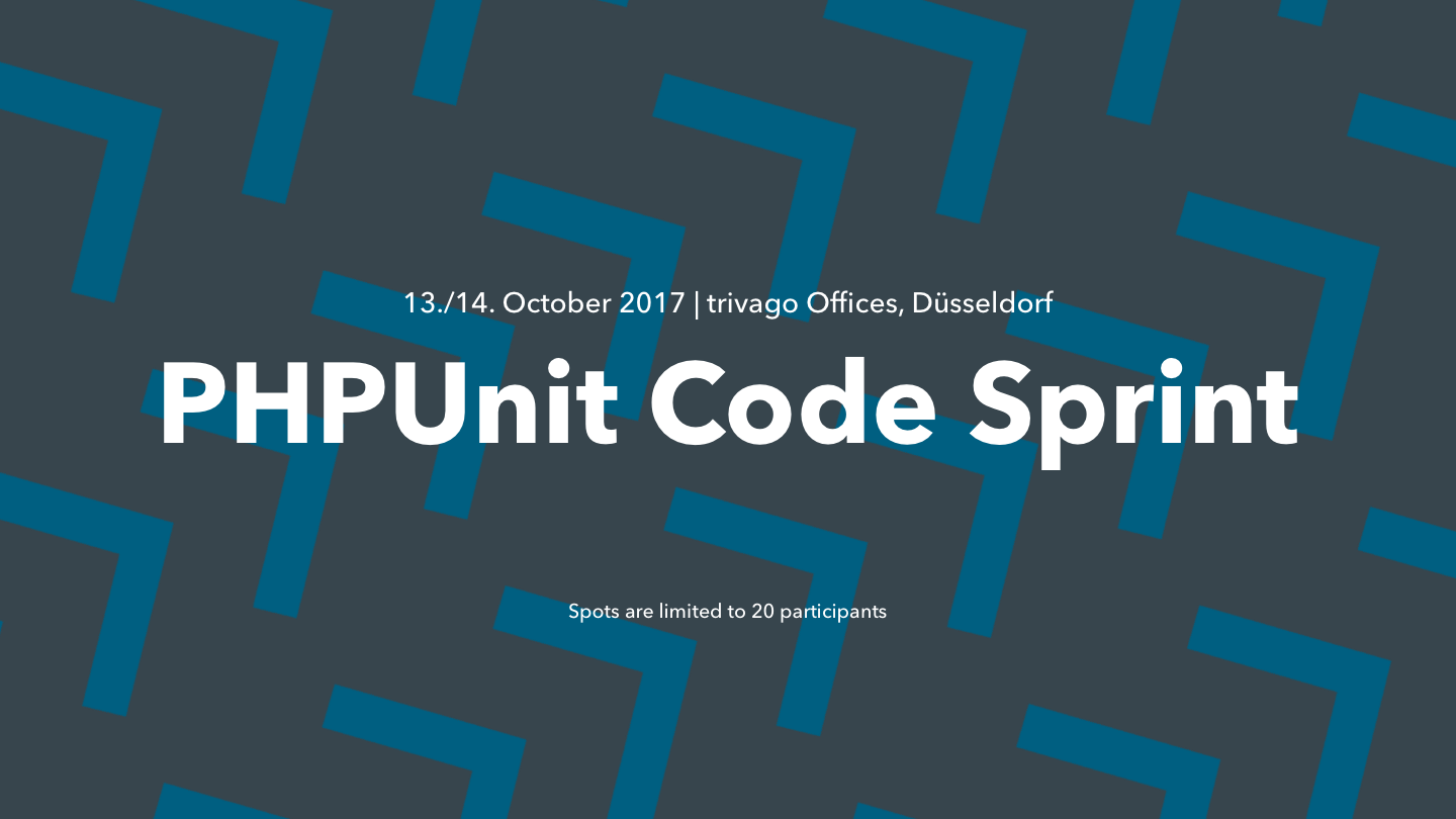 PHPUnit Code Sprint at trivago Offices, Oct. 13th/14th